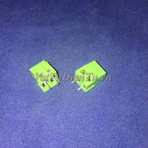 KF128-2P Connector Cầu đấu 2 chân xanh 5.08mm bắt ốc (CON 2 bắt ốc)