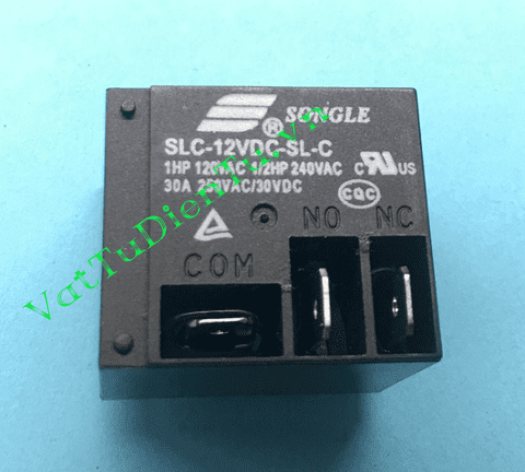 SLC-12VDC-SL-C Relay 12VDC 5 chân; Hãng SX: SONGLE; Dùng cho: Điều hòa; Tag: Relay điều hòa, realy 4 chân 12VDC, relay 12VDC 4 chân, rơ le điều hòa, rơ le 4 chân 12VDC, rơ le 12VDC 4 chân