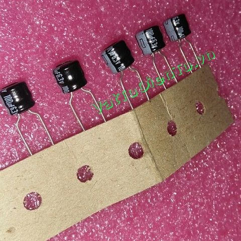 Tụ hóa 100uF 6.3V 100uF 6x11mm