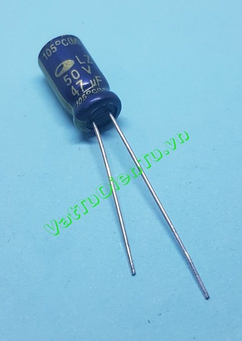 47UF50V6X12 Tụ hóa 47UF 50V 47UF 6X12MM