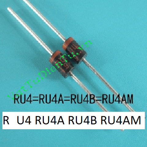RU4C RU4C Diode xung 3A 600V High Frequency Rectification