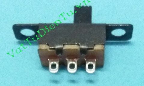 SS12F15 Công tắc gạt 3 chân, 3 vị trí giữ, hàn thẳng xuyên lỗ hoặc bắt ốc, L19.6xW5.5xH5.0mm