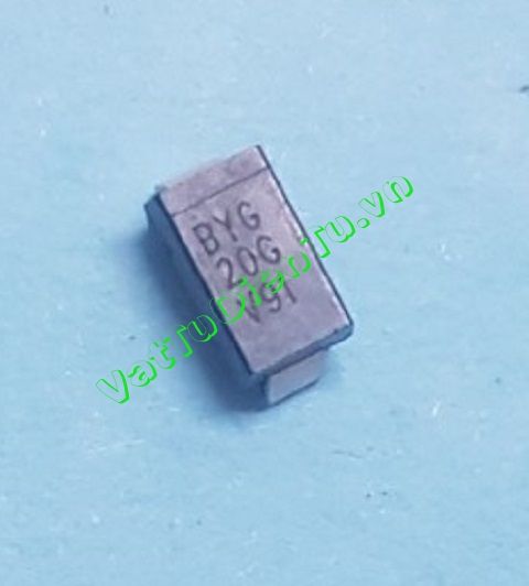 BYG20G BYG20D DO214 Diode 1.5A 400V Ultrafast Avalanche SMD Rectifier