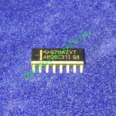 AM26C31I AM26C31IDR 26C31 SOP16 3.9mm IC truyền thông Quad Receiver RS-422/RS-423