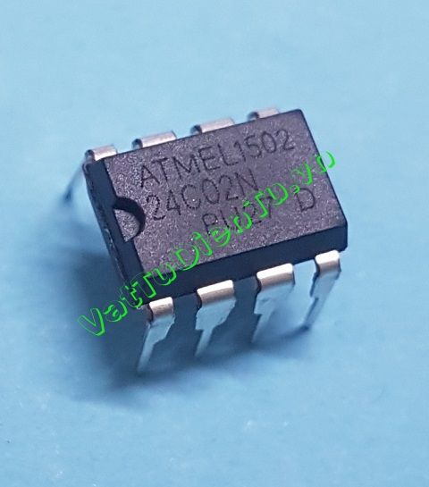 24C02N AT24C02 DIP8 EEPROM 2.7-5.5V 2K