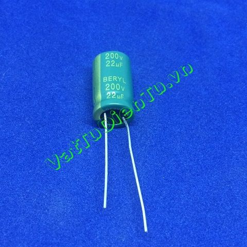 Tụ 22uF 200V 22uF200V22uF MXG 10X16mm tụ hóa