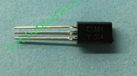 2SC1384 C1384 TO92L NPN Transistor 1A 60V ECB