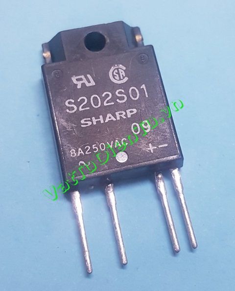 S202S01 SIP Type SSR for Medium Power Control 8A 80-240V(TM)