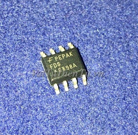 6898A FDS6898A SOP-8 Mosfet, Dual N-Channel Logic Level PWM Optimized PowerTrench MOSFET