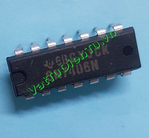 SN7406N SN7406 DIP14 IC Số HEX INVERTER BUFFERS/ DRIVERS WITH OPEN-COLLECTOR HIGH-VOLTAGE OUTPUTS