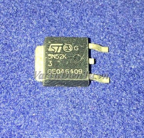 STD5N52K STD5N52 D5N52K TO252 Mosfet 4A 500V
