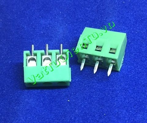 KF128-3P Connector Cầu đấu 3 chân xanh 3.81mm bắt ốc (CON 3 bắt ốc)