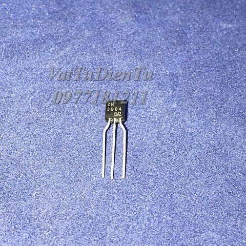 2N3904 3904 TO92 N Transistor 0.2A 40V EBC; Mã: 2N3904; Kiểu chân: 2 chân cắm TO-92; Hãng sx: Fairchild;
