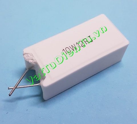 RX27-5-10W-12RJ Điện trở 12R 10W 12R 5% trở sứ hình chữ nhật dọc
