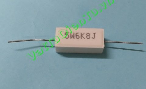 SQP-5W-0.5R-J Điện trở 0.5R 5W 0.5R 5% trở sứ hình chữ nhật, nằm ngang