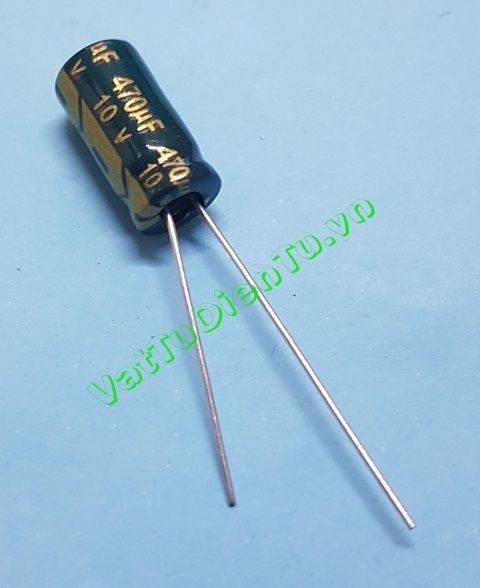 Tụ hóa 470uF 10V 470uF10V470uF 6x12mm
