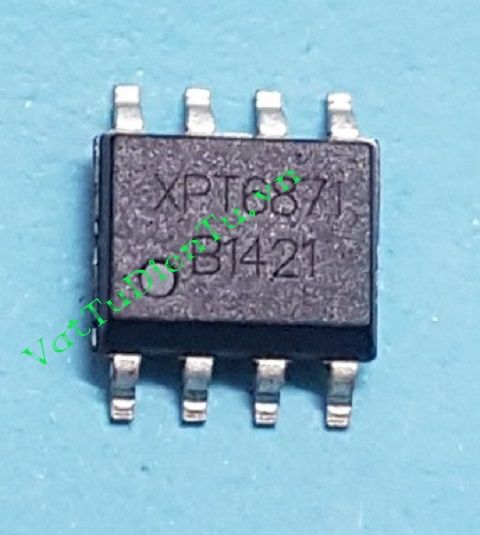 XPT6871 SOP8 IC khuếch đại thuật toán, AB class, Bridge Audio Power Amplifier