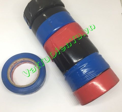 Băng dính nhiều màu xanh,đen, đỏ, vàng, băng keo điện