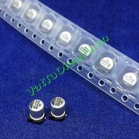 Tụ nhôm dán 22uF 16V 22uF16V22UF 4x5.4mm