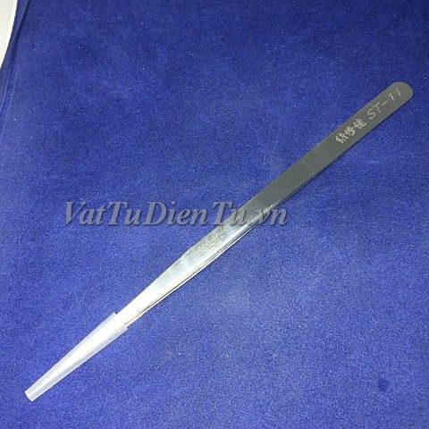 ST-11 Kẹp thẳng trắng đầu nhọn 140mm, kẹp panh, nhíp kẹp;