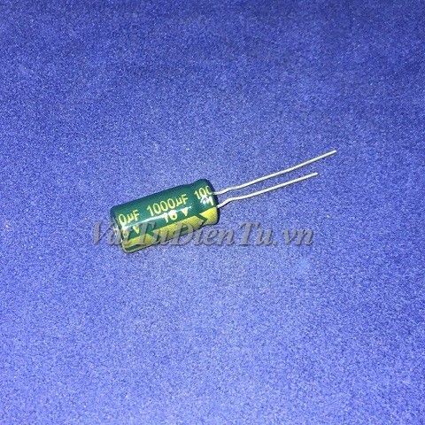 Tụ hóa 1000uF 16V 16V1000uF 6x16mm