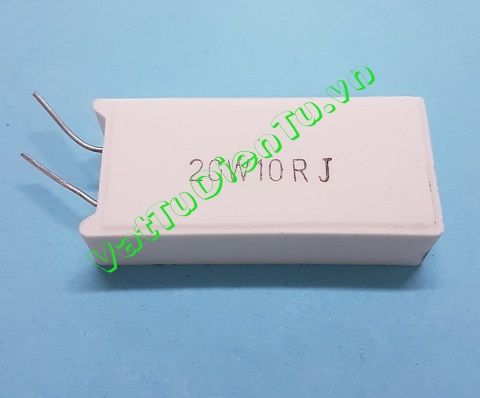 RX27-5-20W-10RJ Điện trở 10R 20W 10R 5% trở sứ hình chữ nhật dọc