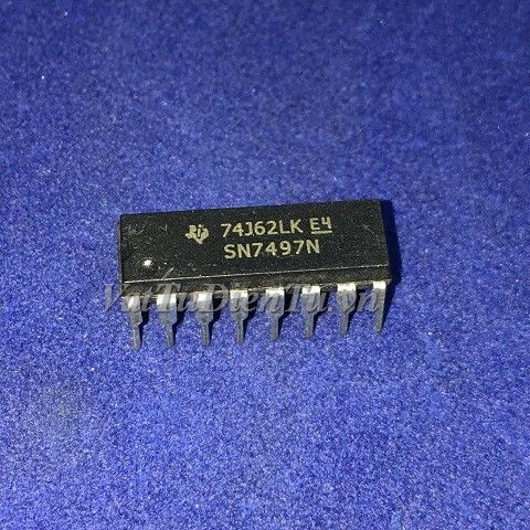 74LS97 74HC97 SN7497N IC số, kiểu chân DIP16