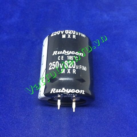 Tụ hóa 820uF 250V 820uF250V820uF MXC 30x35mm