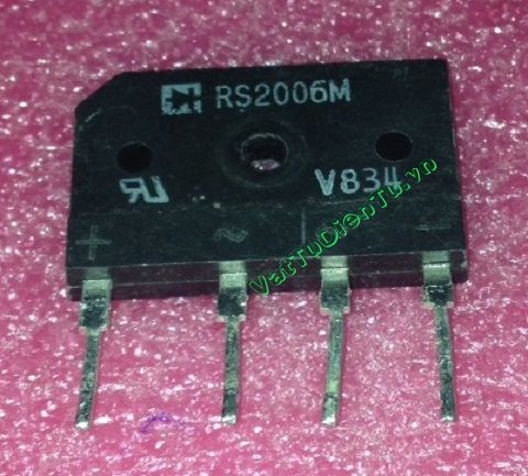 RS2006M Diode cầu 20A 600V, chỉnh lưu cầu