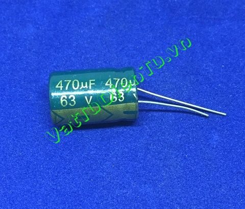 Tụ hóa 470UF 63V 470UF63V470UF 13X21MM JCCON