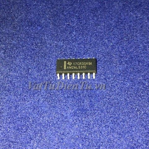 AM26LS31C DS26LV31TM AM26LV31CDR 26LV31 SOP16 3.9mm Ic truyền thông
