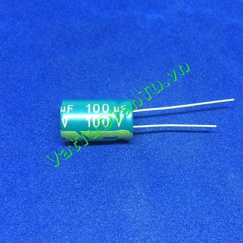 Tụ 100uF 100V 100uF100V100uF JCCON 10x17mm tụ hóa