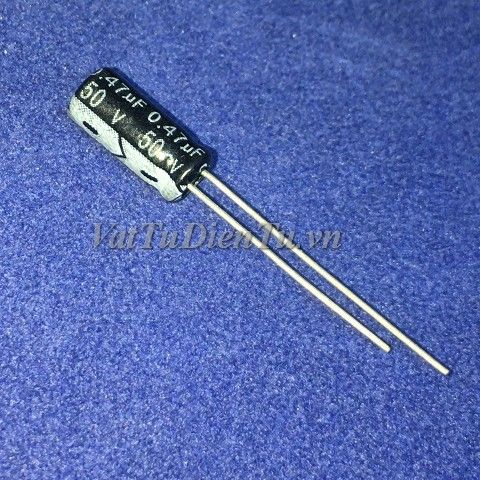 Tụ hóa 0.47uF 50V 0.47uF 5x11mm