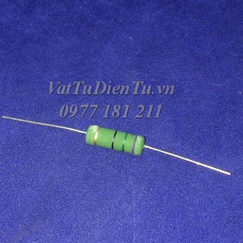 RX21-5WS-75R-J Điện trở sứ xanh 75R 5W 75R 5%