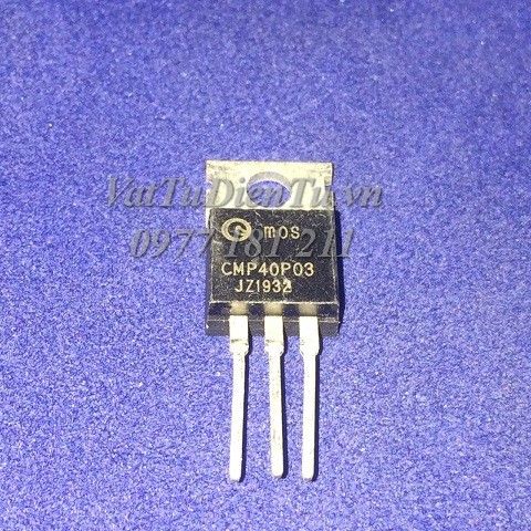 CMP40P03 TO220 P Mosfet -30V -40V