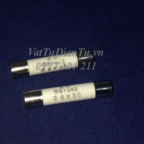 Cầu chì sứ 5A 250V 6x30MM RO58