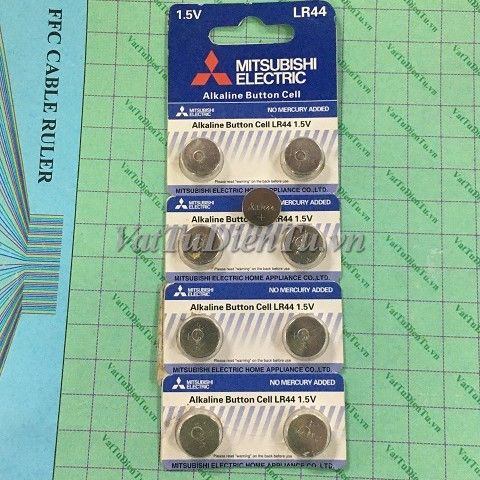 Pin Mitsubishi Electric LR44 1.5V, mã: AG13/LR44-MS-HH