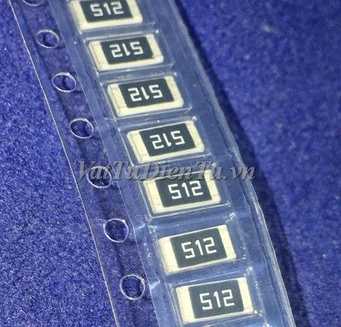 R2010-5K1-512 Điện trở 512 5.1K 3/4W 5K1 0.75W trở dán 2010 5K1 3/4W (5.08×2.54mm) sai số 5%