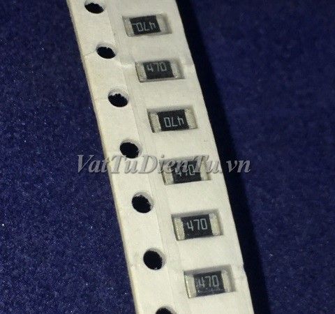 Điện trở 47R 1/4W 47R dán 1206 47R 1/4W (L4.5xW3.2mm) sai số 5%