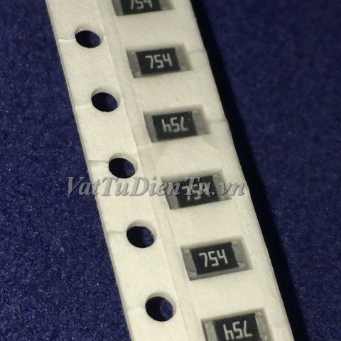 Điện trở 750K 0.25W 750K 1/4W 750K dán 1206 (3.2x1.6mm) sai số 5%