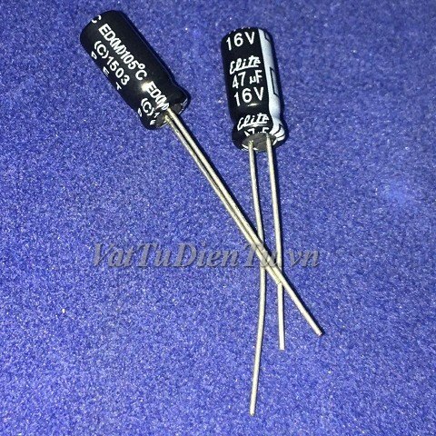 Tụ hóa 47uF 16V 47UF16V47UF 12X5MM