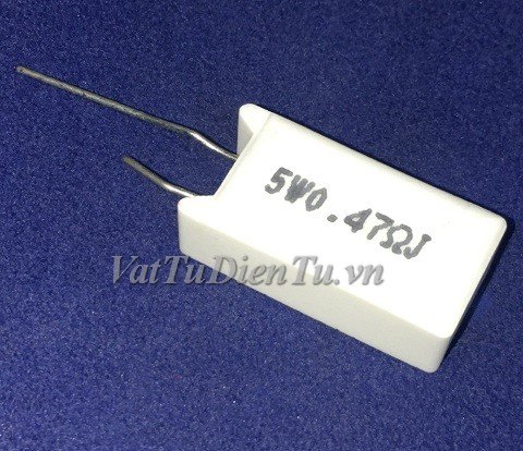 RX27-5W-R47J Điện trở 0.47R 5W 0R47 5%