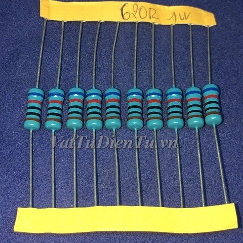 Điện trở 620R 1W 620R1W620R sai số 1%