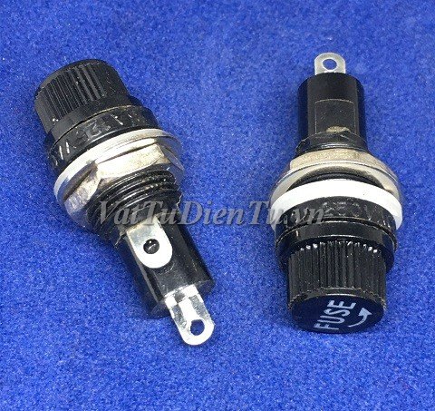 R3-12 10A Vỏ cầu chì 5x20mm, Vỏ cầu chì ống (Fuse housing)