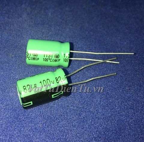 Tụ hóa 82uF 100V 82uF100V82uF 10X16mm