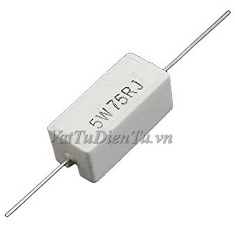 RX27-5W-75RJ Điện trở 75R 5W 75R 5%