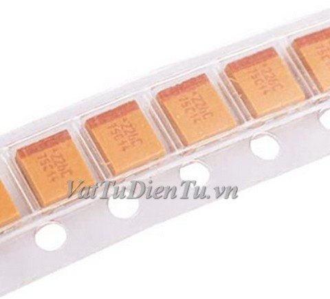 107C Tụ tantalum vàng 100UF 16V 1210