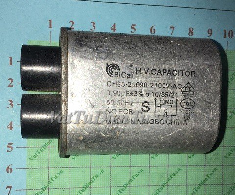 Tụ lò vi sóng 0.90uF 2100VAC 0.900uF 4.8mm