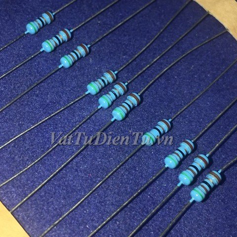 Điện trở 51R 0.25W (51R 1/4W) sai số 1%