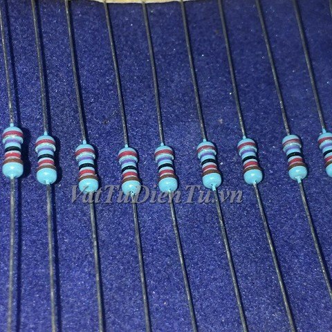 Điện trở 27K 0.25W (27K 1/4W) sai số 1%